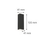 ΦΩΤΙΣΤΙΚΟ ΤΟΙΧΟΥ UP DOWN LED 5W 3000K IP65 ΑΝΘΡΑΚΙ 3000K ADJUSTABLE PC MATERIAL LANIER