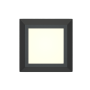 George Ανθρακί LED Επιτοίχιο Φωτιστικό, 3.5W, 3CCT, IP65, D:12,3x12,3x2,8cm
