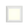 George Λευκό LED Επιτοίχιο Φωτιστικό, 3.5W, 3CCT, IP65, D:12,3x12,3x2,8cm