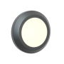 Jocasse Ανθρακί LED Επιτοίχιο Φωτιστικό, 3W, 3CCT, IP65, D:15x2,7cm