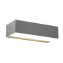 Martin Γκρι Επιτοίχιο Φωτιστικό (Up & Down), 9W, 3CCT, IP65, D:17cmx4,6cmx4,6cm