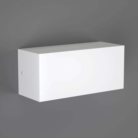 Martin Λευκό Επιτοίχιο Φωτιστικό (Up & Down), 12W, 3CCT, IP65, D:22cmx10cmx9cm