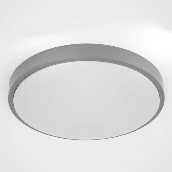 Torch Φωτιστικό Οροφής Εξωτερικού Γκρί LED 18W 3CCT  D:28x5,3cm, IP65