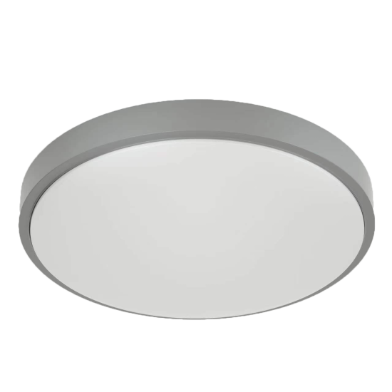 Torch Φωτιστικό Οροφής Εξωτερικού Γκρί LED 18W 3CCT  D:28x5,3cm, IP65