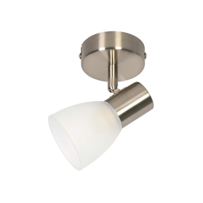  Επιτοίχιο σποτ από μέταλλο σε οξυντέ απόχρωση 1XE14 D:8cm (9064-1Φ-Οξυντέ)