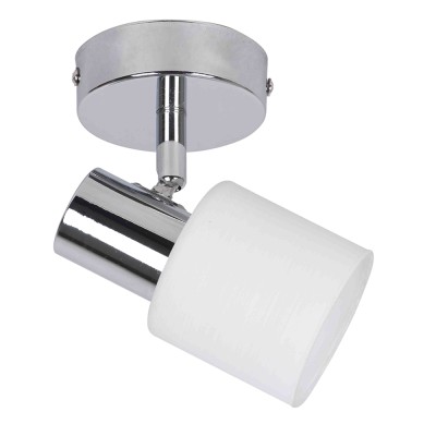 Επιτοίχιο σποτ από μέταλλο σε χρώμιο απόχρωση 1XE14 D:8cm (9079-1Φ-Χρώμιο) Επιτοίχιο σποτ από μέταλλο σε χρώμιο απόχρωση 1XE14 D:8cm (9079-1Φ-Χρώμιο)