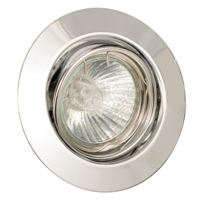  Χωνευτό σποτ από χρώμιο μέταλλο 1XGU10 D:9cm (43277-Χρώμιο)