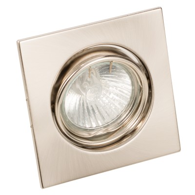  Χωνευτό σποτ από νίκελ ματ μέταλλο 1XGU10 D:9cm (43278-Νίκελ Ματ)