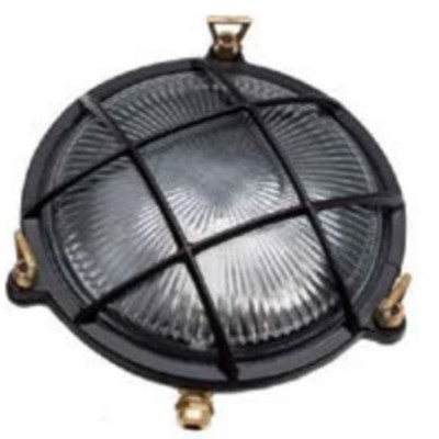  ΜΠΡΟΥΤΖΙΝΗ ΧΕΛΩΝΑ ΣΤΡΟΓΓΥΛΗ   IP64,E27,CE, 24 CM X 24 CM X 10CM ΧΡΩΜΑ ΜΑΥΡΟ (403)