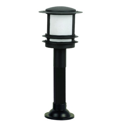 ΣΥΣΤΟΛΙΚΟ ΚΑΙ ΦΑΝΑΡΙ ΑΛΟΥΜΙΝΙΟΥ 75CM X 15CM  3466  ΜΑΥΡΟ, CE,IP43,E27