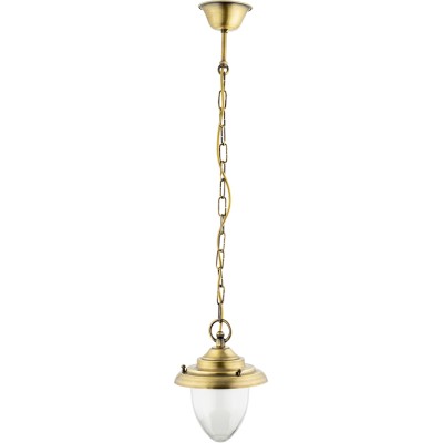 ΜΠΡΟΥΤΖΙΝΟ ΚΡΕΜΑΣΤΟ ΜΟΝΟΦΩΤΟ  E27 ,IP54,CE,18CMX22CM  ΛΕΥΚΟ(4284Λ)