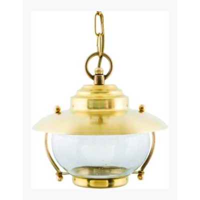 ΜΠΡΟΥΤΖΙΝΟ ΚΡΕΜΑΣΤΟ ΜΟΝΟΦΩΤΟ E27 ,IP43,CE,23CMX20CM  ΣΚΟΥΡΙΑ(4484Σ)