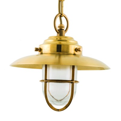  ΜΠΡΟΥΤΖΙΝΟ ΚΡΕΜΑΣΤΟ ΜΟΝΟΦΩΤΟ E27,IP43,CE,23CMX22CM   ΜΠΡΟΝΖΕ(4554)