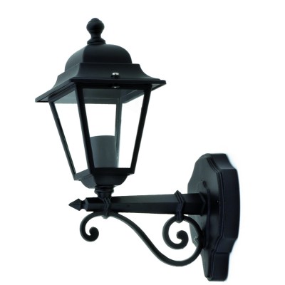 ΑΠΛΙΚΑ ΑΛΟΥΜΙΝΙΟΥ ΜΑΥΡH ΚΑΤΩ  36CM x 23CM CE,IP44,E27 3013-1 