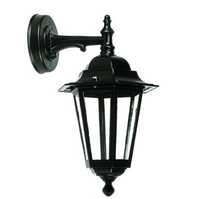 ΑΠΛΙΚΑ ΑΛΟΥΜΙΝΙΟΥ ΜΑΥΡH ΚΑΤΩ  35CM x 25CM CE,IP44,E27 3031-1 