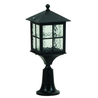 ΚΟΛΟΝΑΤΟ ΑΛΟΥΜΙΝΙΟΥ  3455- 46 ΜΑΥΡΟ, 46CM X 13CM, CE,IP43,E27