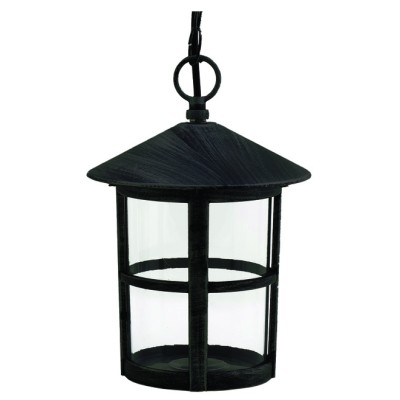 ΚΡΕΜΑΣΤΟ ΑΛΟΥΜΙΝΙΟΥ  3474 ΜΑΥΡΟ, 23CM X 20CM, CE,IP43,E27