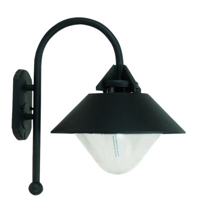 ΑΠΛΙΚΑ ΑΛΟΥΜΙΝΙΟΥ 3481- 1 ΜΑΥΡΟ, 45CM X 44CM, CE,IP44,E27