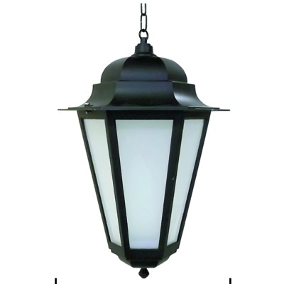 ΚΡΕΜΑΣΤΟ ΑΛΟΥΜΙΝΙΟΥ  8004 ΜΑΥΡΟ, 44CM X 31CM, CE,IP43,E27