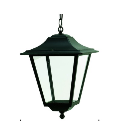 ΚΡΕΜΑΣΤΟ ΑΛΟΥΜΙΝΙΟΥ  ΜΑΥΡΟ 40CM X 28CM 8044, CE,IP44,E27