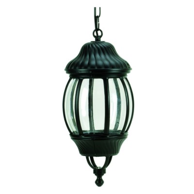 ΚΡΕΜΑΣΤΟ ΑΛΟΥΜΙΝΙΟΥ 41CM X 20CM  8104 ΜΑΥΡΟ, CE,IP23,E27