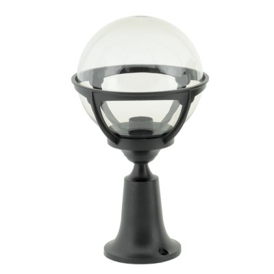 ΚΟΛΟΝΑTO ΑΛΟΥΜ 8195 3720 37CM ΜΑΥΡΟ  ΜΕ ΜΠΑΛΑ Φ20