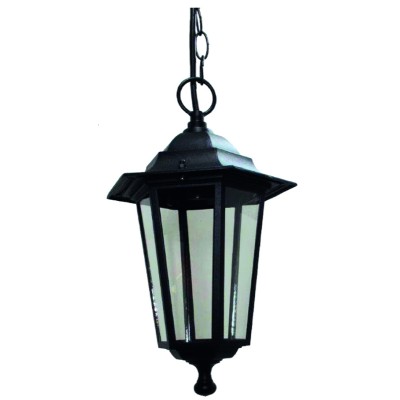 ΚΡΕΜΑΣΤΟ ΑΛΟΥΜINIOY 33CM X 19,5CM 9064 ΜΑΥΡΟ, CE,IP44,E27