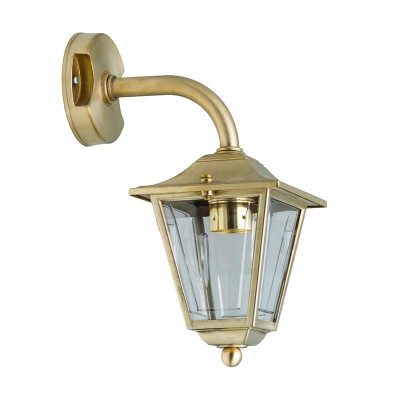 ΜΠΡΟΥΤΖΙΝΟ ΦΑΝΑΡΙ ΧΡΩΜΑ   ΚΑΦΕ ΣΚΟΥΡΙΑ(4841Σ) ,Ε27,IP43,20CMX30CM 