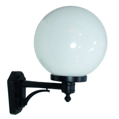 ΑΠΛΙΚΑ ΑΛΟΥΜ  3243- 220 ΜΑΥΡΟ ΜΕ ΜΠΑΛΑ Φ20, 36CM X 32CM, CE,IP43,E27