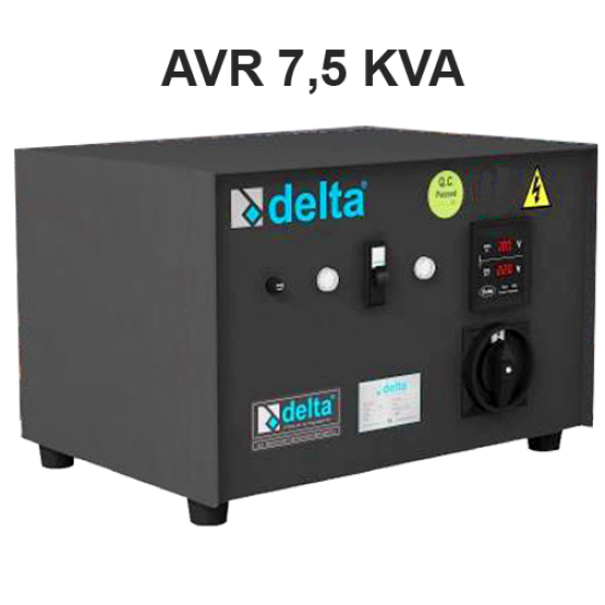 AVR-DELTA-SRV-110007 ΣΤΑΘΕΡΟΠΟΙΗΤΗΣ ΜΟΝΟΦΑΣΙΚΟΣ SERVO 7,5 KVA DELTA AVR