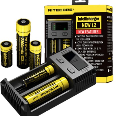 NITECORE i2 ΔΙΠΛΟΣ ΦΟΡΤΙΣΤΗΣ ΜΠΑΤΑΡΙΩΝ ΛΙΘΙΟΥ18650 - Ni-Mh  NITECORE i2 ΔΙΠΛΟΣ ΦΟΡΤΙΣΤΗΣ ΜΠΑΤΑΡΙΩΝ ΛΙΘΙΟΥ18650 - Ni-Mh