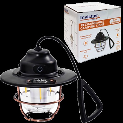 INVICTUS SP-803-L ΕΠΑΝΑΦΟΡΤΙΖΟΜΕΝΟ ΦΑΝΑΡΙ CAMPING 320 LM ΜΕ USB INVICTUS SP-803-L ΕΠΑΝΑΦΟΡΤΙΖΟΜΕΝΟ ΦΑΝΑΡΙ CAMPING 320 LM ΜΕ USB