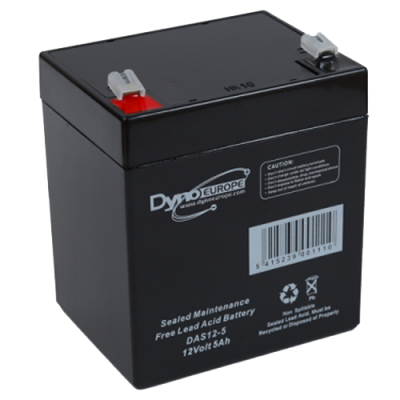 DAS12-5 ΜΠΑΤΑΡΙΑ ΜΟΛΥΒΔΟΥ 5AH 12V DYNO EUROPE