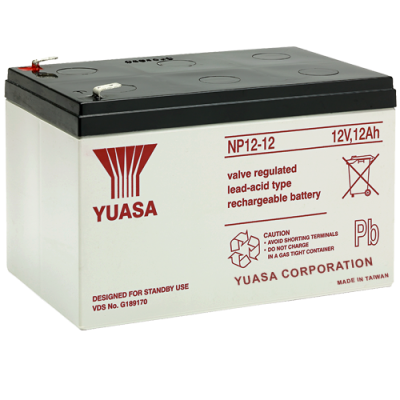 NP12-12 ΜΠΑΤΑΡΙΑ ΜΟΛΥΒΔΟΥ YUASA 12AH 12V YUASA NP12-12 ΜΠΑΤΑΡΙΑ ΜΟΛΥΒΔΟΥ YUASA 12AH 12V YUASA