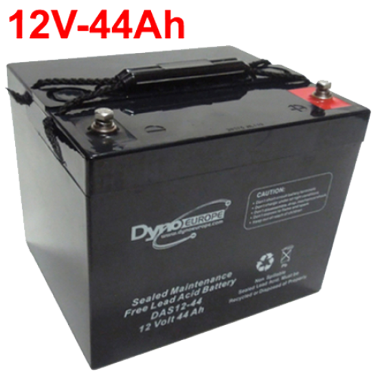 DAS12-44 ΜΠΑΤΑΡΙΑ ΜΟΛΥΒΔΟΥ 44AH 12V DYNO EUROPE