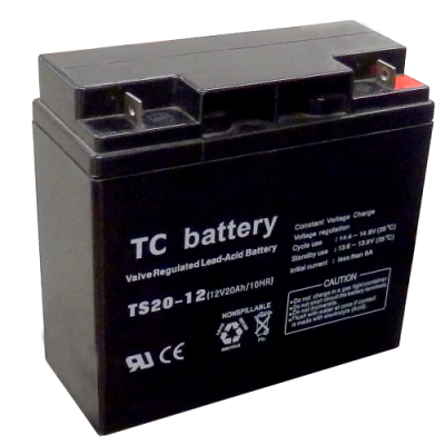 TC ΜΠΑΤΑΡΙΑ ΜΟΛΥΒΔΟΥ 20AH 12V TC BATTERY