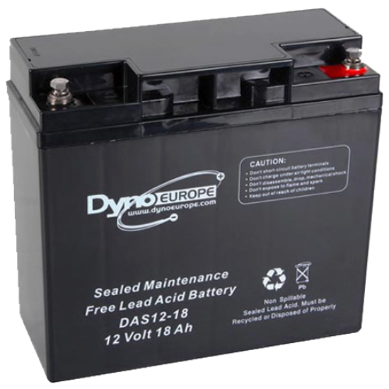 DAS12-18 ΜΠΑΤΑΡΙΑ ΜΟΛΥΒΔΟΥ 18AH 12V DYNO EUROPE