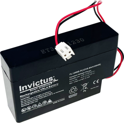 INVICTUS FL12-0,8 ΜΠΑΤΑΡΙΑ ΜΟΛΥΒΔΟΥ 0,8AH 12V INVICTUS INVICTUS FL12-0,8 ΜΠΑΤΑΡΙΑ ΜΟΛΥΒΔΟΥ 0,8AH 12V INVICTUS