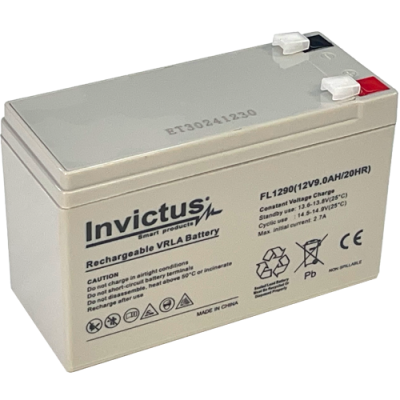 INVICTUS FL12-9 ΜΠΑΤΑΡΙΑ ΜΟΛΥΒΔΟΥ 9AH 12V INVICTUS INVICTUS FL12-9 ΜΠΑΤΑΡΙΑ ΜΟΛΥΒΔΟΥ 9AH 12V INVICTUS