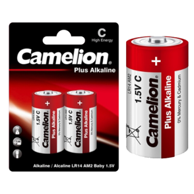 LR14-BP2 ΜΠΑΤΑΡΙΑ CAMELION ΑΛΚΑΛΙΚΗ C 1,5V CAMELION LR14-BP2 ΜΠΑΤΑΡΙΑ CAMELION ΑΛΚΑΛΙΚΗ C 1,5V CAMELION