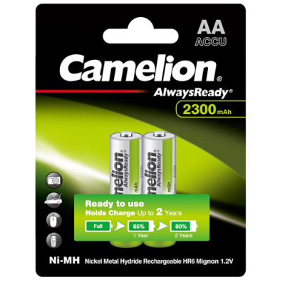 R06AA2300mAh-BP2 ΜΠΑΤΑΡΙΑ CAMELION ALWAYS READY AA CAMELION R06AA2300mAh-BP2 ΜΠΑΤΑΡΙΑ CAMELION ALWAYS READY AA CAMELION