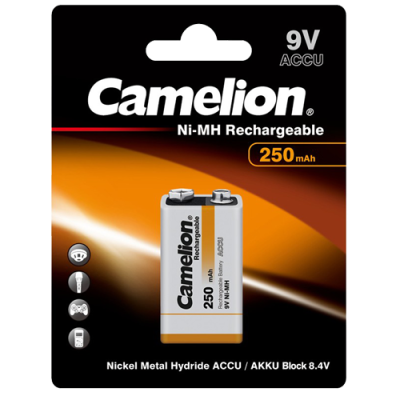 NH9V250-BP1 ΜΠΑΤΑΡΙΑ CAMELION ΕΠΑΝΑΦΟΡΤΙΖΟΜΕΝΗ 9V CAMELION NH9V250-BP1 ΜΠΑΤΑΡΙΑ CAMELION ΕΠΑΝΑΦΟΡΤΙΖΟΜΕΝΗ 9V CAMELION