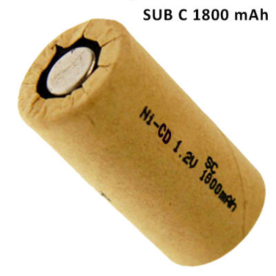 NI MH 1800mAh SUB C ΜΠΑΤΑΡΙΑ ΕΠΑΝΑΦΟΡΤΙΖΟΜΕΝΗ TC BATTERY NI MH 1800mAh SUB C ΜΠΑΤΑΡΙΑ ΕΠΑΝΑΦΟΡΤΙΖΟΜΕΝΗ TC BATTERY