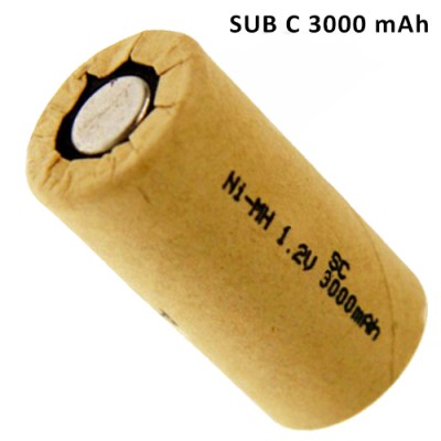 NI MH 3000mAh SUB C ΜΠΑΤΑΡΙΑ ΕΠΑΝΑΦΟΡΤΙΖΟΜΕΝΗ TC BATTERY NI MH 3000mAh SUB C ΜΠΑΤΑΡΙΑ ΕΠΑΝΑΦΟΡΤΙΖΟΜΕΝΗ TC BATTERY