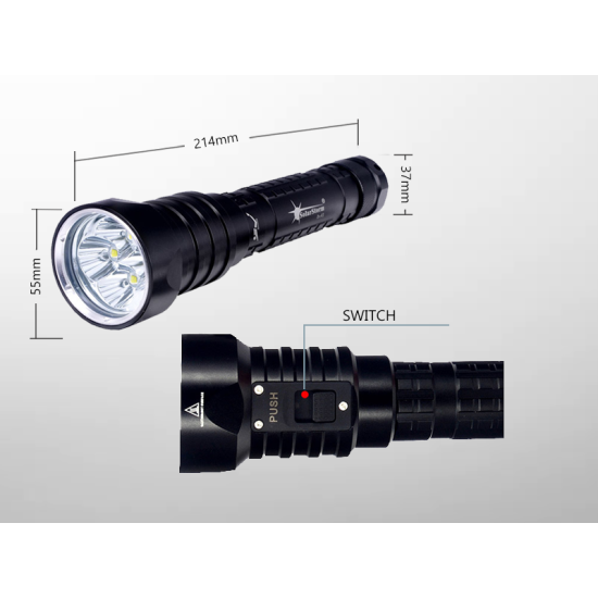 DX4S SOLARSTORM ΥΠΟΒΡΥΧΙΟΣ ΦΑΚΟΣ LED ΥΨΗΛΗΣ ΑΠΟΔΟΣΗΣ  SOLARSTORM