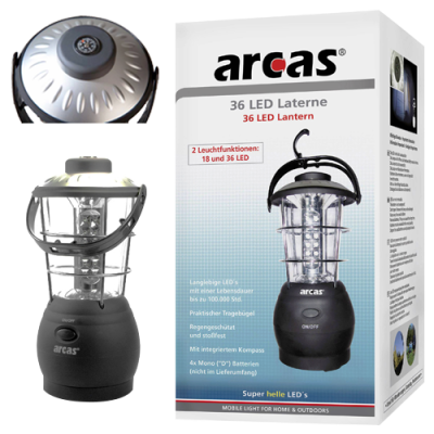 ARC-36L ΦΑΝΑΡΙ CAMPING ARCAS 36LED ARCAS