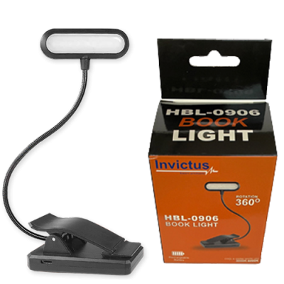 HBL-0906 BOOK LIGHT - ΕΠΑΝΑΦΟΡΤΙΖΟΜΕΝΟΣ ΦΑΚΟΣ LED ΜΕ ΚΛΙΠ ( ΜΑΝΤΑΛΑΚΙ )  HBL-0906 BOOK LIGHT - ΕΠΑΝΑΦΟΡΤΙΖΟΜΕΝΟΣ ΦΑΚΟΣ LED ΜΕ ΚΛΙΠ ( ΜΑΝΤΑΛΑΚΙ )