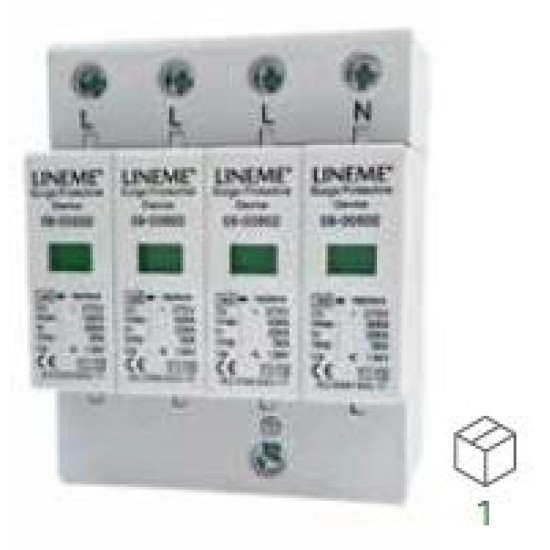 ΑΝΤΙΚΕΡΑΥΝΙΚΟ SPD 4P C40A ΠΙΝΑΚΟΣ Τ1+Τ2 275VAC LINEME 09-00602