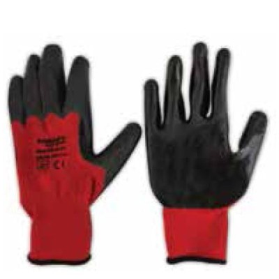 ΓΑΝΤΙΑ ΚΟΚΚΙΝΑ No 8 ΠΟΛΥΕΣΤΕΡΙΚΑ ΜΕ ΕΠΙΚΑΛΥΨΗ ΝΙΤΡΙΛΙΟΥ (ΠΑΛΑΜΗ)