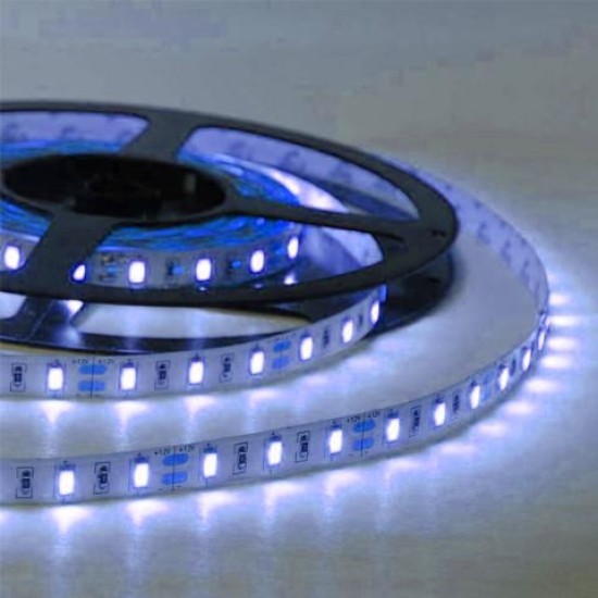 ΛΕΝΤΟΤΑΙΝΙΑ 12V ΙΡ68 60leds 4.8W/M ΜΠΛΕ+ΑΥΤ/ΤΟ 3Μ